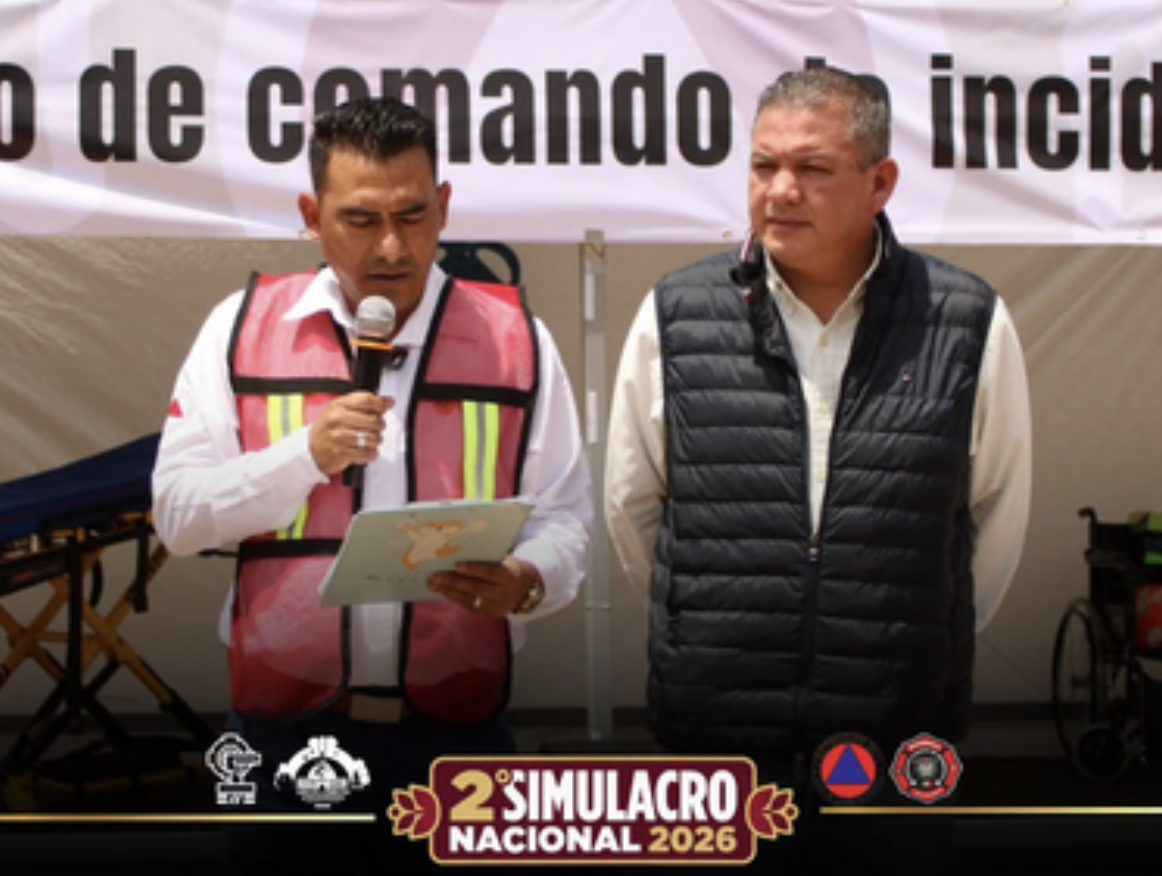 VALLE DE CHALCO PARTICIPA EN EL SEGUNDO SIMULACRO NACIONAL 2026